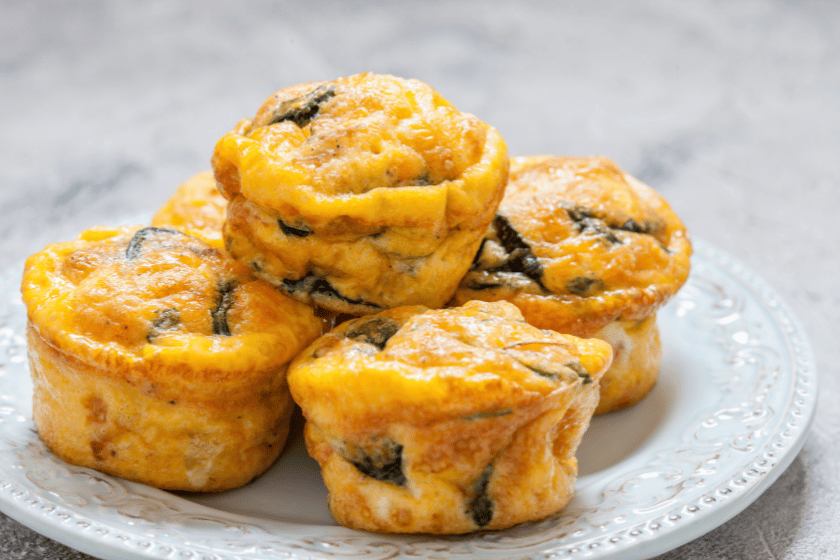 Суфле от яйца, броколи и картофи